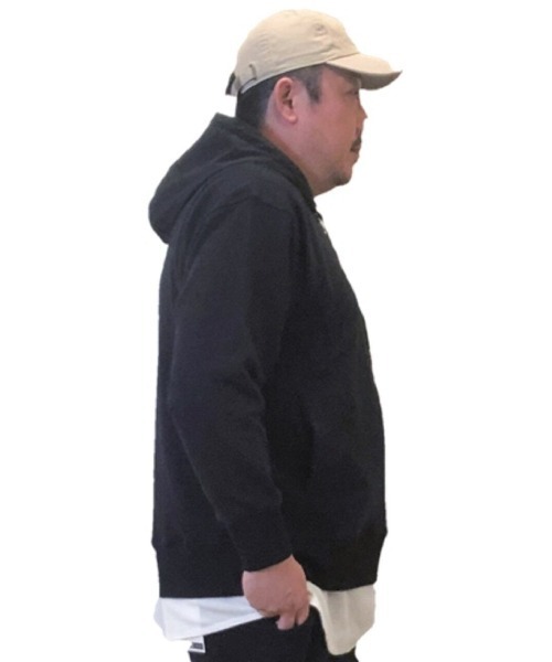 Alil(アリル)の「【Alil】アリル 裏毛 ハーフジップ パーカー 大人カジュアル 韓国 ファッション ストリート(パーカー・メンズ・ブラック/グレイッシュベージュ/オフホワイト・LARGE/MEDIUM/SMALL)」の8枚目の写真