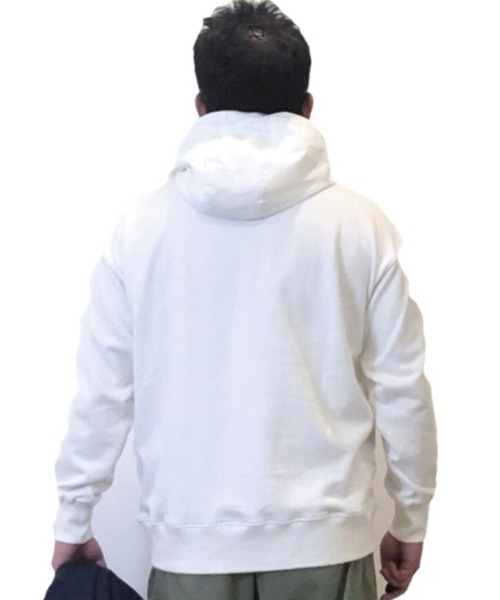 Alil(アリル)の「【Alil】アリル 裏毛 ハーフジップ パーカー 大人カジュアル 韓国 ファッション ストリート(パーカー・メンズ・ブラック/グレイッシュベージュ/オフホワイト・LARGE/MEDIUM/SMALL)」の6枚目の写真