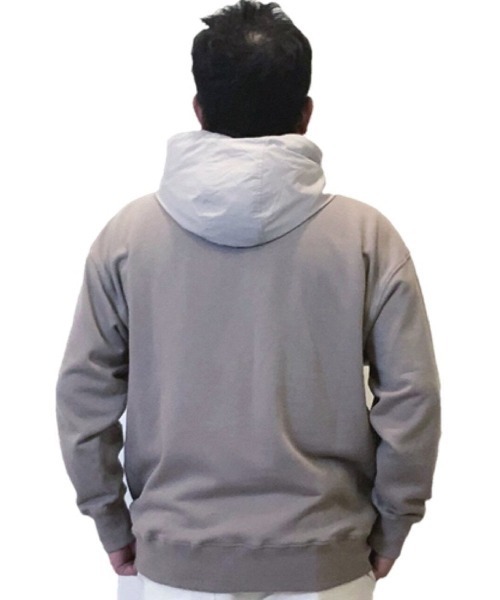 Alil(アリル)の「【Alil】アリル 裏毛 ハーフジップ パーカー 大人カジュアル 韓国 ファッション ストリート(パーカー・メンズ・ブラック/グレイッシュベージュ/オフホワイト・LARGE/MEDIUM/SMALL)」の11枚目の写真