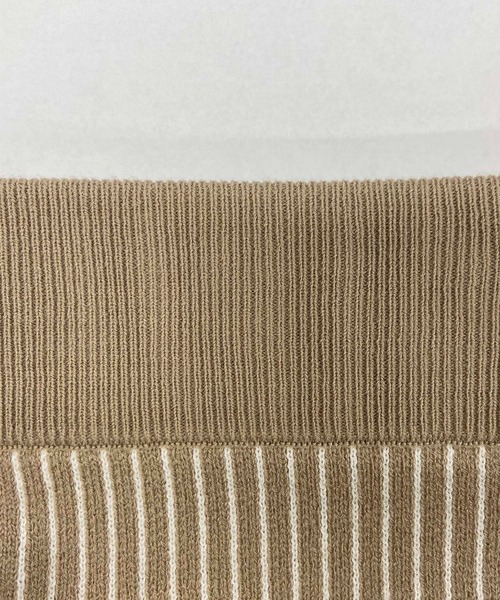 toucher du brise(トゥシェドブリーズ)の「【インフルエンサーyu_koさん】ロングニットナロースカート(スカート・レディース・クリーム/ブラック/ベージュ・S/M/L)」の15枚目の写真