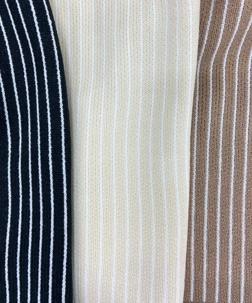 toucher du brise(トゥシェドブリーズ)の「【インフルエンサーyu_koさん】ロングニットナロースカート(スカート・レディース・クリーム/ブラック/ベージュ・S/M/L)」の17枚目の写真