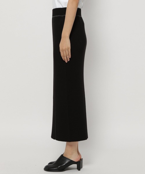 LOWRYS FARM（ローリーズファーム）の「ハイショクニットタイトスカート　183681（スカート・レディース・ブラック/アイボリー/オレンジ・FREE）」の11枚目の写真