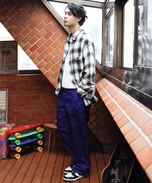 ８(eight)（エイト）の「オーバーサイズネルシャツ（シャツ/ブラウス・メンズ・ホワイト/グレー/ブラック・LARGE/MEDIUM）」の7枚目の写真