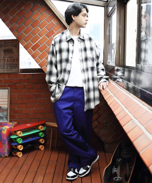 ８(eight)（エイト）の「オーバーサイズネルシャツ（シャツ/ブラウス・メンズ・ホワイト/グレー/ブラック・LARGE/MEDIUM）」の10枚目の写真