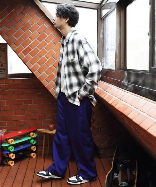 ８(eight)（エイト）の「オーバーサイズネルシャツ（シャツ/ブラウス・メンズ・ホワイト/グレー/ブラック・LARGE/MEDIUM）」の13枚目の写真