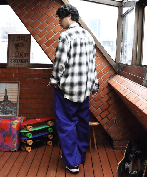 ８(eight)（エイト）の「オーバーサイズネルシャツ（シャツ/ブラウス・メンズ・ホワイト/グレー/ブラック・LARGE/MEDIUM）」の14枚目の写真