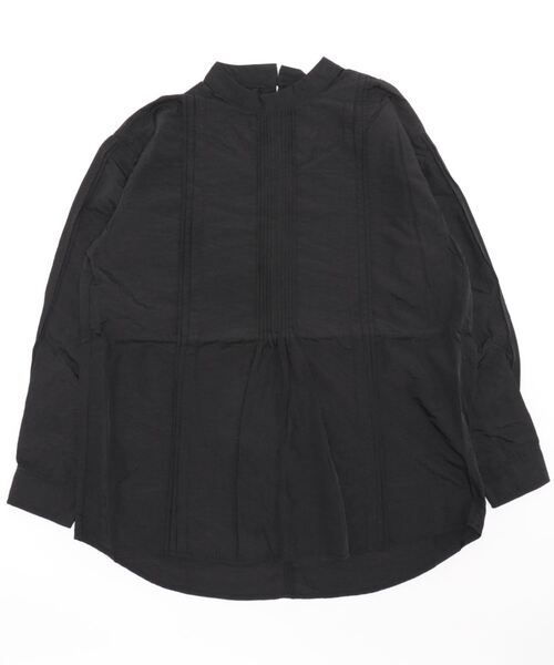 STYLEBLOCK(スタイルブロック)の「ワッシャータフタピンクタックブラウス(シャツ/ブラウス・レディース・ホワイト/ライトブルー/ブラック・M)」の2枚目の写真