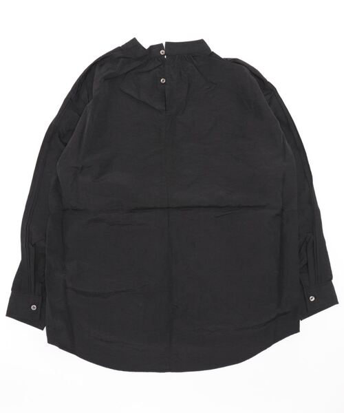 STYLEBLOCK(スタイルブロック)の「ワッシャータフタピンクタックブラウス(シャツ/ブラウス・レディース・ホワイト/ライトブルー/ブラック・M)」の4枚目の写真