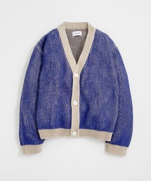 コットンニットカーディガン GIMA STRIPE KNIT CARDIGAN