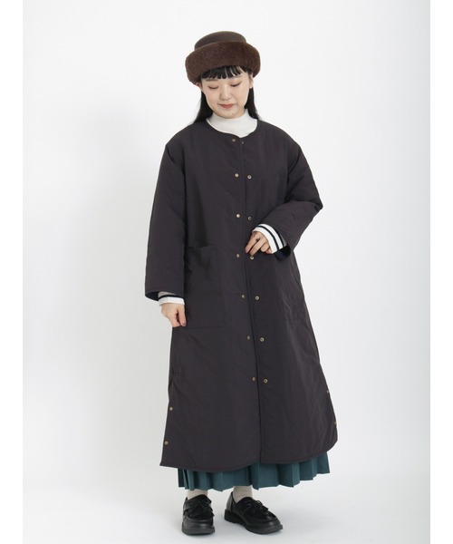 Samansa Mos2♡リバーシブルキルトコート♡ロング♡２way♡フリー♡ Samansa Mos2♡リバーシブルキルトコート♡ロング♡2way