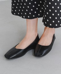 fifth | スクエアトゥステッチフラットシューズ(バレエシューズ)