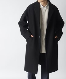 ◆ウールライクメルトンラグランチェスターコート
