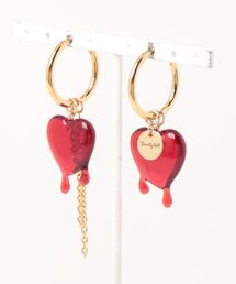 【Beauty bell】フープたらりんハートピアス