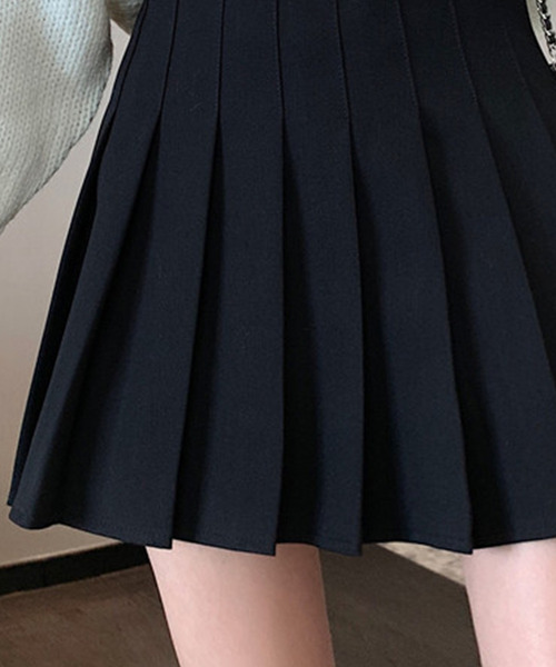 DAY CLOSET(デイ クローゼット)の「レディース ぺチパンツ付きプリーツフレアミニスカート 大人(スカート・レディース・ブラウン/グレー/ブラック/キャメル/ダークグレー/モカ/ベージュ/グレー系その他・S/L/M/XL)」の21枚目の写真