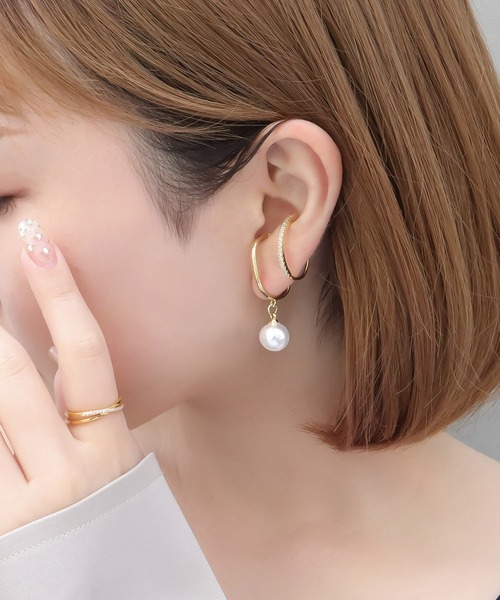 blackdia ocean（ブラックダイヤオーシャン）の「blackdia ocean レイヤードリング（リング・レディース・ゴールド/ピンクゴールド/シルバー・11号/13号/16号/18号）」の6枚目の写真
