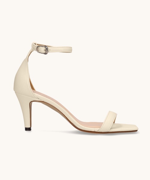 シンプルストラップサンダル(7.0cmヒール)