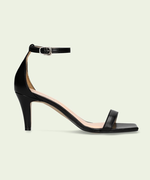 シンプルストラップサンダル(7.0cmヒール)