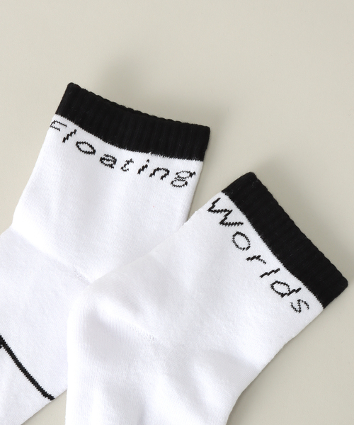 P.A.M.（パム）の「【P.A.M / パム】FLICKER SPORTS SOCK（ソックス/靴下・メンズ・ホワイト・FREE）」の2枚目の写真