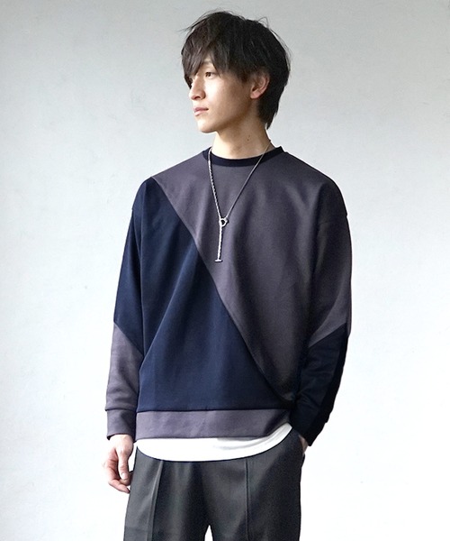 MARNI マルニ バイカラー メンズスウェット トレーナー