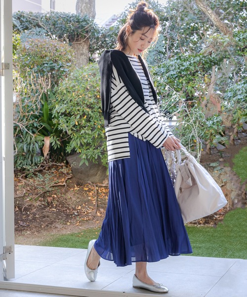 GLOBAL WORK(グローバルワーク)の「エアリーリラックスフレアスカート/171747(スカート・レディース・その他2/その他3/チェック/ダークグレー/ブルー/グレー系その他/カーキ/イエロー系その他3/ブルー系その他7/その他・FREE/SHORT)」の15枚目の写真