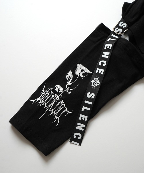 MAROCORE(マロコア)の「袖ボーダーフェイクレイヤードロンT(Tシャツ/カットソー・メンズ・ブラック/ホワイト/ホワイト系その他/ホワイト系その他2/ブラック系その他/ブラック系その他2/ブラック系その他3/ホワイト系その他3・M/L)」の15枚目の写真