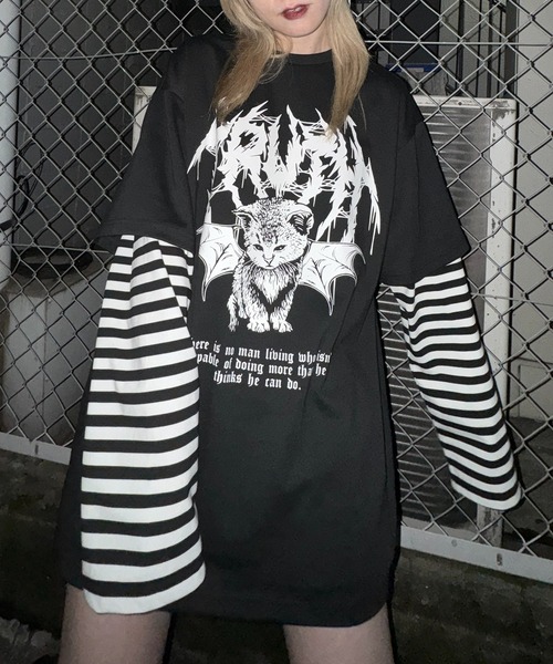 RODA NO BORDER Mサイズフットサルシャツ 長袖 黒 atmos Border Long T-shirt BLACK（アトモス ボーダー ロングT