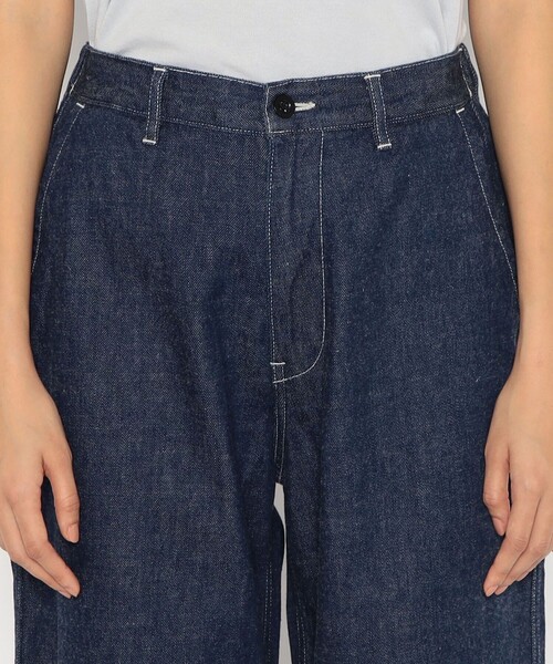 DANTON（ダントン）の「WOMEN'S DENIM EASY WORK PANTS（デニムパンツ・レディース・インディゴブルー・38/36）」の9枚目の写真