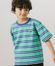 【Fruit Of The Loom(フルーツオブザルーム)】別注マルチボーダーTシャツ(KIDS)