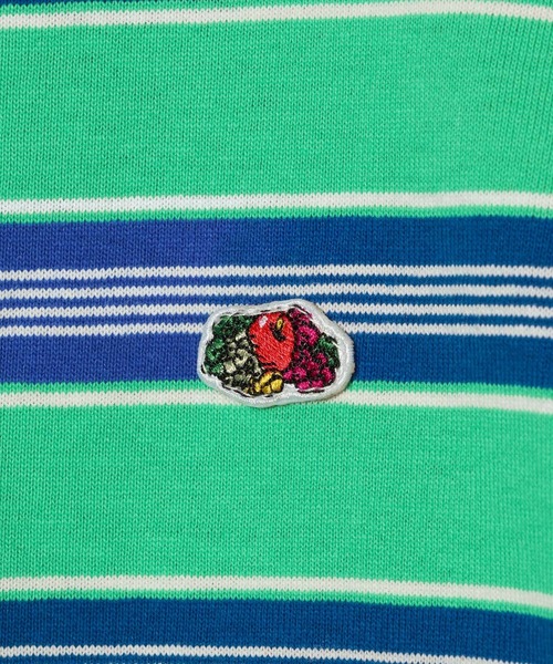 FRUIT OF THE LOOM（フルーツオブザルーム）の「【Fruit Of The Loom(フルーツオブザルーム)】別注マルチボーダーTシャツ(KIDS)（Tシャツ/カットソー・キッズ・アイボリー/グリーン/パープル・110cm/130cm/120cm/140cm）」の13枚目の写真