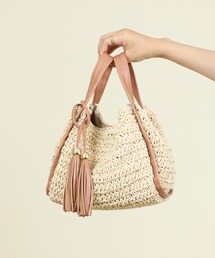 Bermosa（ベルモサ）の「タッセル付き かごバッグ（かごバッグ）」
