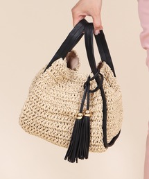 Bermosa | タッセル付き かごバッグ(かごバッグ)