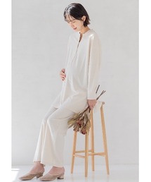 フェリシモMama（フェリシモママ）の「Ｍｏｒｅｄｄｅ　マタニティから産後も使える　ママによりそうリブカットソーのルームウェアセット（マタニティウェア/グッズ）」