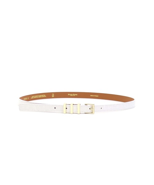 MAISON BOINET / leather plane belt