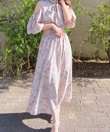 INGNI（イング）の「肩開きドロスト花柄／ワンピース（ワンピース）」