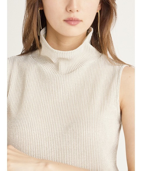 snidel スナイデル ハイネック トップス SNIDEL（スナイデル）の「ラメカットハイネック（Tシャツ