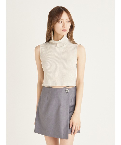 SNIDEL - スナイデルハイネック3点セット SNIDEL（スナイデル）の「ラメカットハイネック（Tシャツ