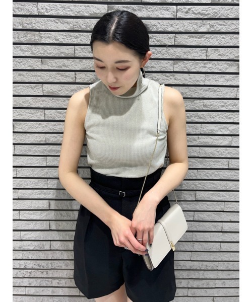 SNIDEL（スナイデル）の「ラメカットハイネック（Tシャツ/カットソー・レディース・ピンク/ホワイト/ブラック・FREE）」の18枚目の写真