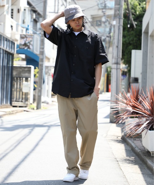 schott（ショット）の「【SCHOTT】ロゴバイカラーバケットハット SC018（ハット・メンズ・グレー/ベージュ/ホワイト・FREE）」の9枚目の写真