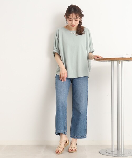 SHOO・LA・RUE（シューラルー）の「◆Yストラップ サンダル（サンダル・レディース・ライトベージュ/カーキ/ダークオレンジ/サンドベージュ・25/45/35）」の14枚目の写真