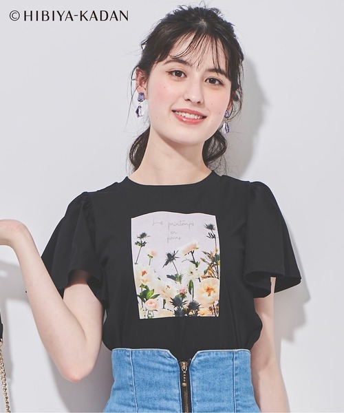 MASONPRINCE フレアスリーブ イーグル プリント レトロ Ｔシャツ 25nvn102w]GOOD ROCK SPEED(グッドロックスピード) FLOCKY PRINT