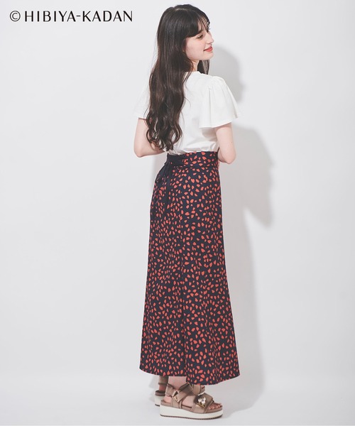 Blumarine 花柄フリル袖Tシャツ 楽天市場】ブラウス 花柄 フリル袖 長袖 プルオーバー シャツ