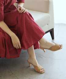 【FABIO RUSCONI /ファビオルスコーニ】スウェードミュール