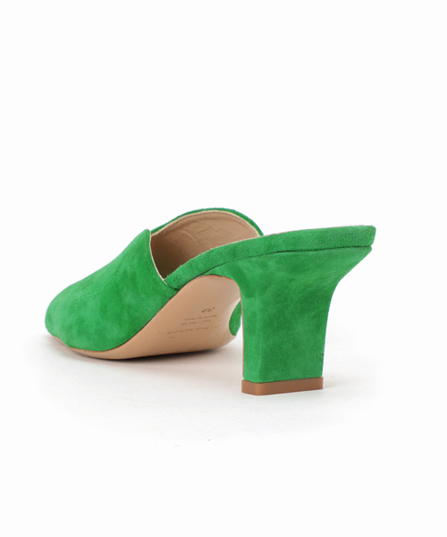 La TOTALITE（ラトータリテ）の「【FABIO RUSCONI /ファビオルスコーニ】スウェードミュール（サンダル・レディース・グリーン/ベージュ・38/36/37）」の14枚目の写真