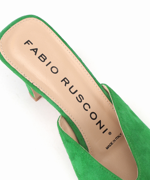 La TOTALITE（ラトータリテ）の「【FABIO RUSCONI /ファビオルスコーニ】スウェードミュール（サンダル・レディース・グリーン/ベージュ・38/36/37）」の17枚目の写真