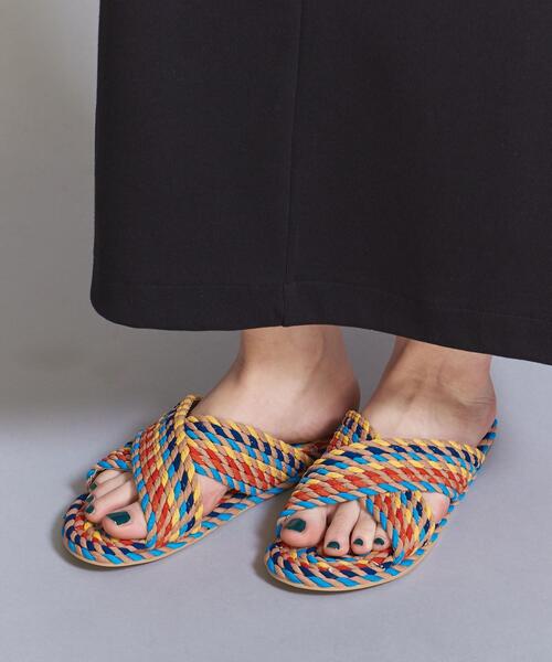 BEAUTY&YOUTH UNITED ARROWS(ビューティーアンドユースユナイテッドアローズ)の「<salt+umber>SARAYA クロス サンダル(サンダル・レディース・ブラック/その他1・38/37/36)」の13枚目の写真