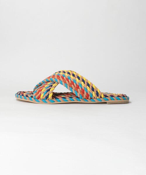 BEAUTY&YOUTH UNITED ARROWS(ビューティーアンドユースユナイテッドアローズ)の「<salt+umber>SARAYA クロス サンダル(サンダル・レディース・ブラック/その他1・38/37/36)」の11枚目の写真