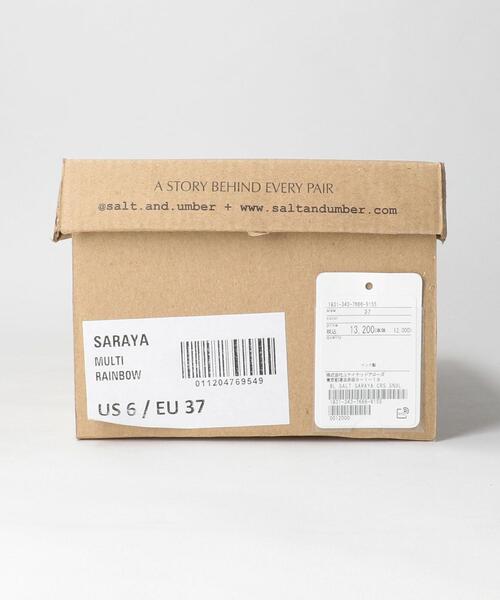 BEAUTY&YOUTH UNITED ARROWS(ビューティーアンドユースユナイテッドアローズ)の「<salt+umber>SARAYA クロス サンダル(サンダル・レディース・ブラック/その他1・38/37/36)」の16枚目の写真