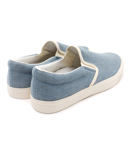 AZUL by moussy(アズールバイマウジー)の「デニムスリッポン(スリッポン・メンズ・サックスブルー・SMALL/LARGE/MEDIUM)」の3枚目の写真