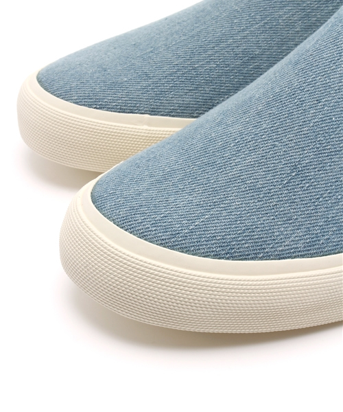 AZUL by moussy(アズールバイマウジー)の「デニムスリッポン(スリッポン・メンズ・サックスブルー・SMALL/LARGE/MEDIUM)」の4枚目の写真