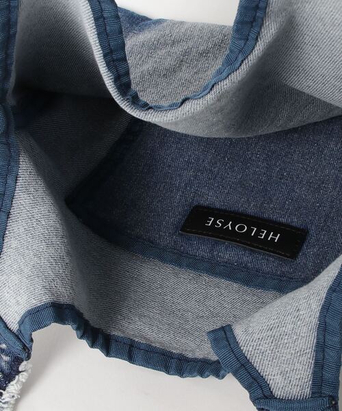 HELOYSE（エロイーズ）の「SHOULDER ON LOVE FADE DENIM MINI（トートバッグ・レディース・ブルー・ONE SIZE）」の10枚目の写真